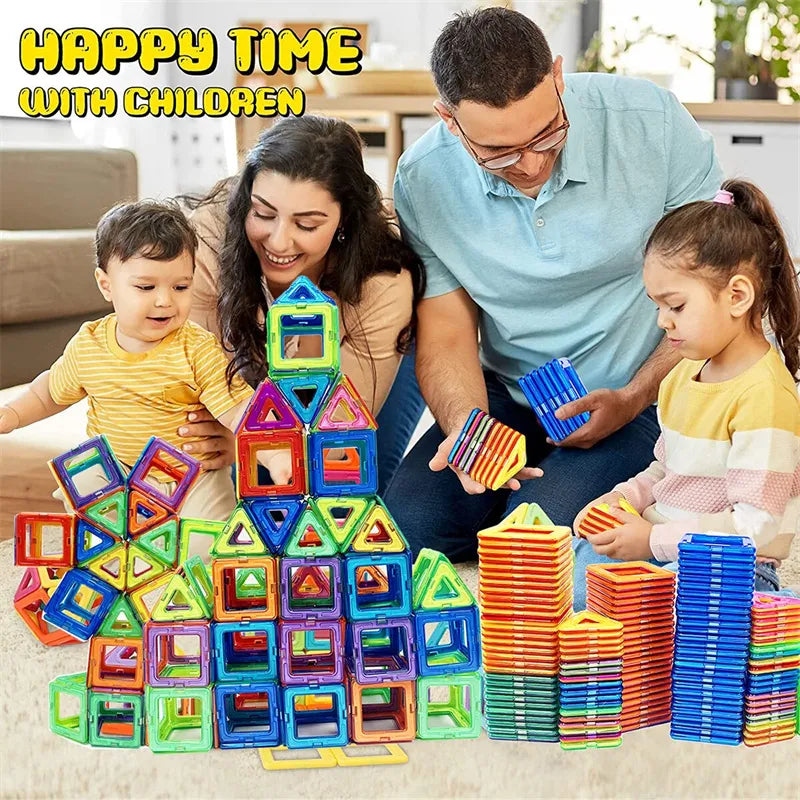 Magnetic Building Blocks Set – DIY Construction Toy for Kids | Creative Designer Set for Children