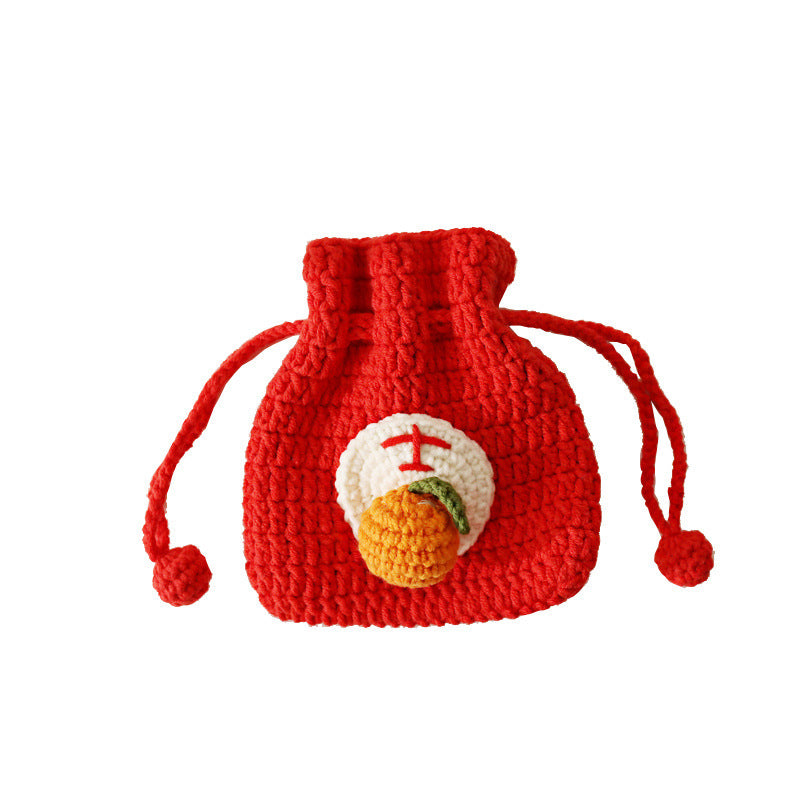 Good Luck And Good Meaning Hand-woven Coin Purse