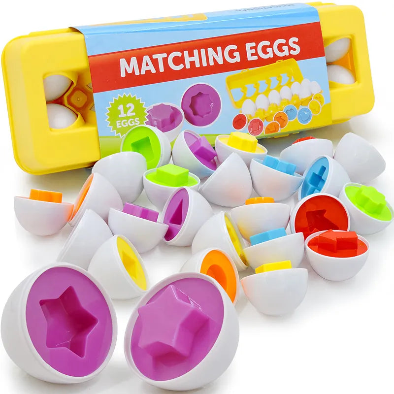 Montessori Smart Egg Toy for Kids – Educational Shape Matching & Sorting Game for Children