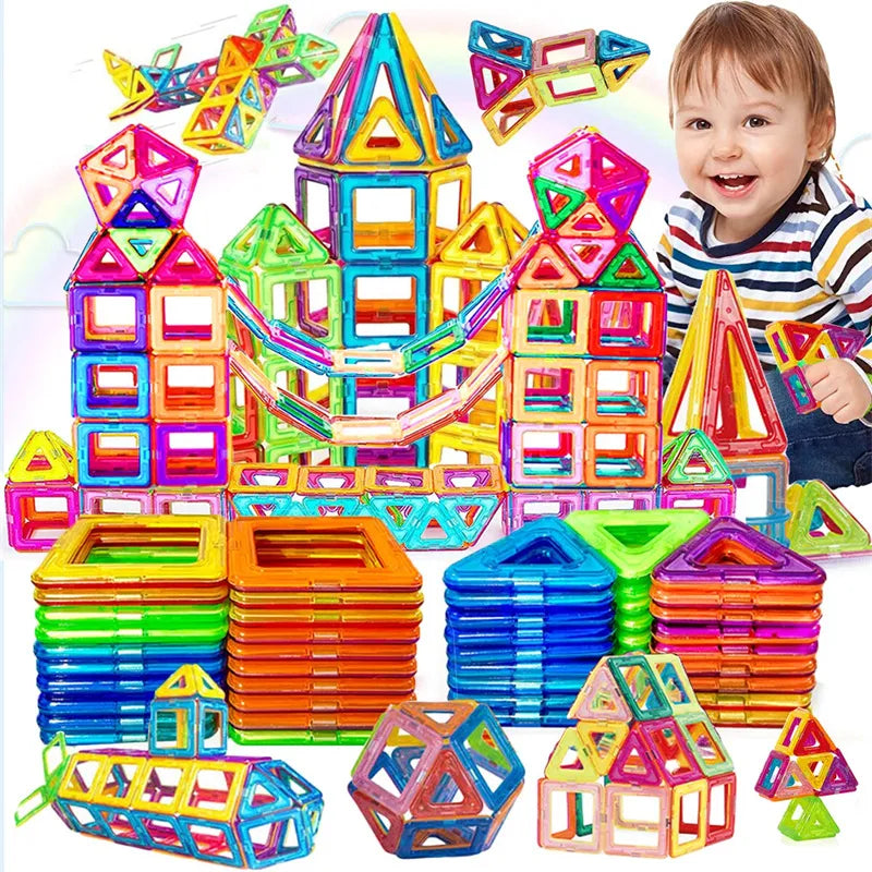 Magnetic Building Blocks Set – DIY Construction Toy for Kids | Creative Designer Set for Children