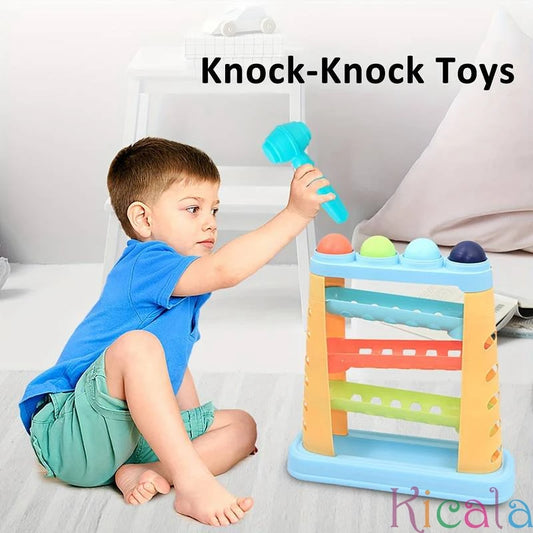 Children's Knock-on Ball Track - Educational Multi-Layer Slide Toy