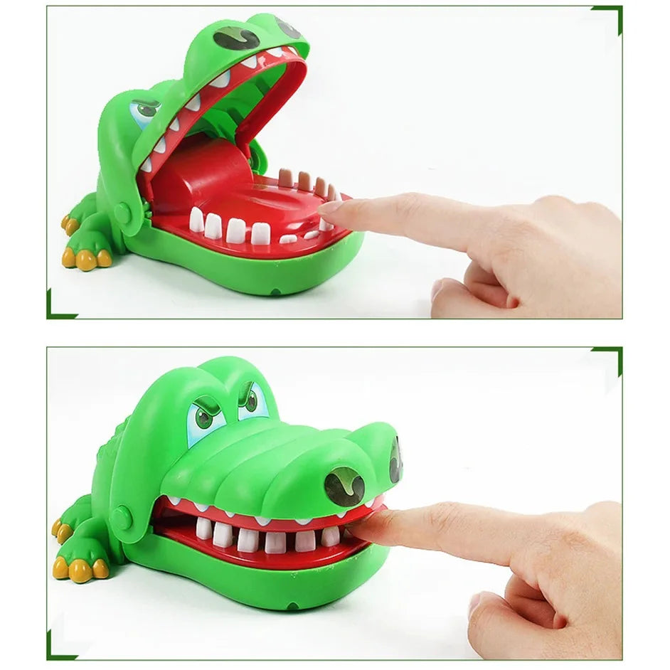 Crocodile Teeth Game - Alligator Biting Finger Prank Toy for Kids & Family