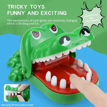 Crocodile Teeth Game - Alligator Biting Finger Prank Toy for Kids & Family