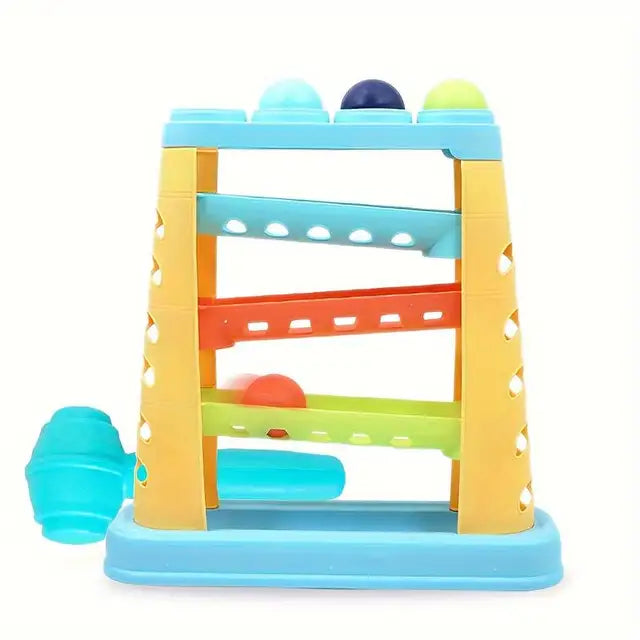 Children's Knock-on Ball Track - Educational Multi-Layer Slide Toy