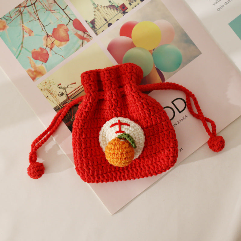 Good Luck And Good Meaning Hand-woven Coin Purse