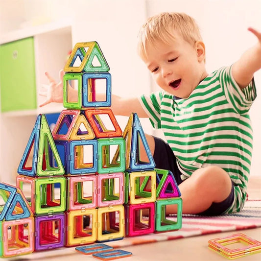 Magnetic Building Blocks Set – DIY Construction Toy for Kids | Creative Designer Set for Children